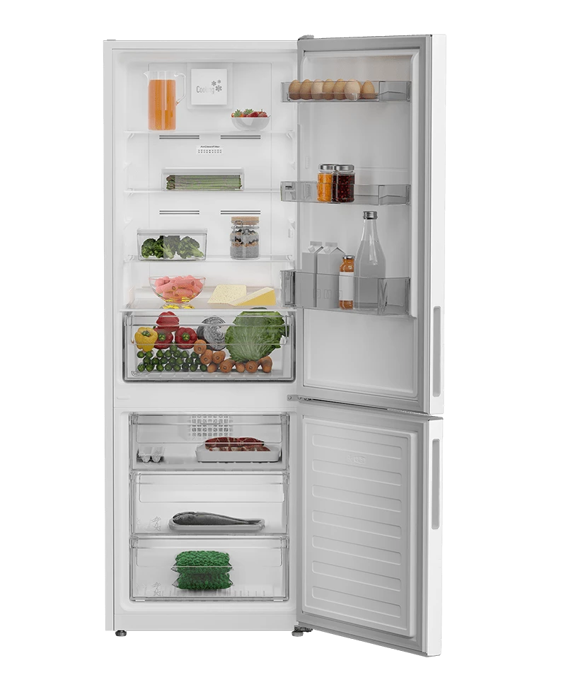 White Bottom Mount Fridge (323L) Fridges Altus