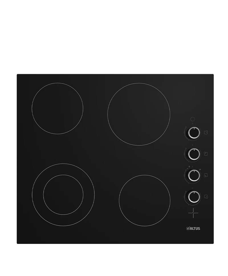 An image of a 60cm ceramic glass cooktop